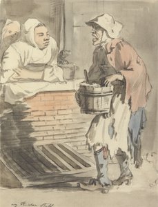 Londres chora - qualquer coisa de cozinha de Paul Sandby